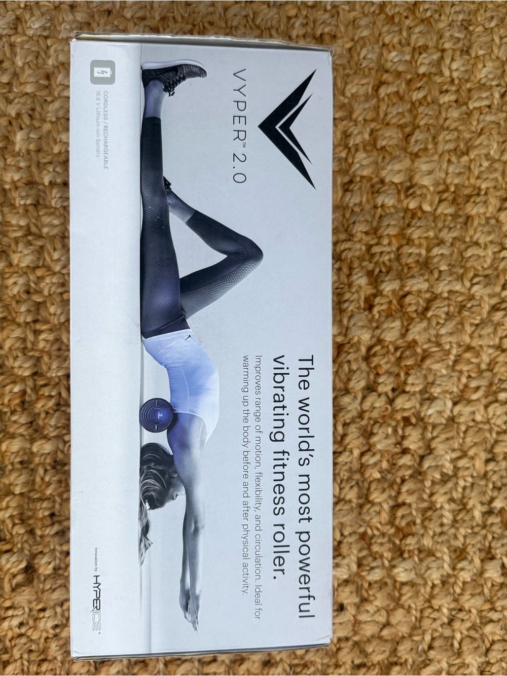 Vyper 2.0 Vibrating Fitness Roller — Black